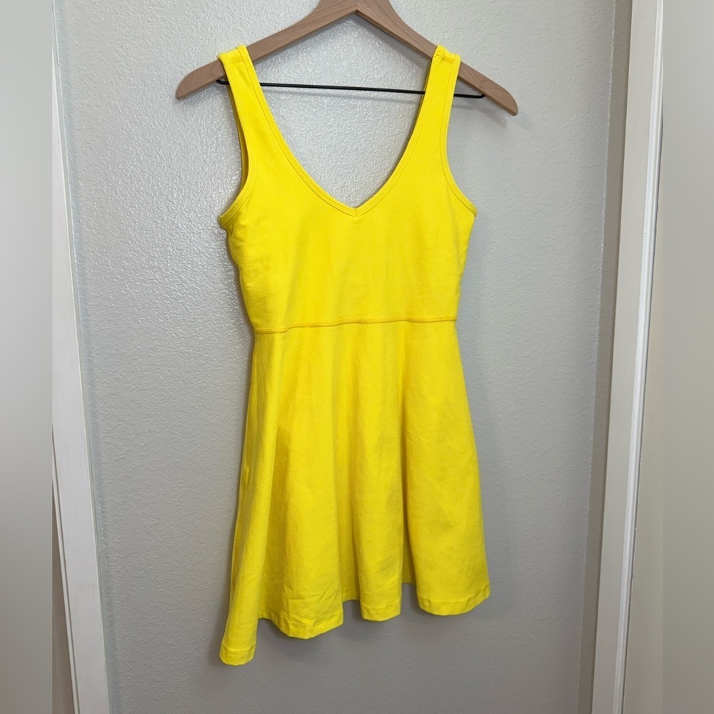 Beyond Yoga Spacedye Movement Dress Yellow Flower Heather Size XS - Picture 3 of 13